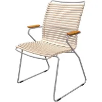Houe CLICK Nojatuoli korkea selkänoja beige