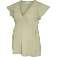 Mamalicious Mlcaileen Tess Ss Jrs Top 2F - Khaki green - L