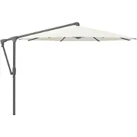 Glatz Sunwing Casa vapaasti riippuva aurinkovarjo 300 cm kat. 4 antracite alu / 158 off white