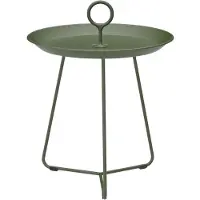 Houe , EYELET-sivupöytä Ø45 cm Olive Green