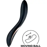Satisfyer Rrrolling - liikkuvakuulainen G-pistevibraattori (musta)