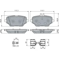 Bosch Jarrupalasarja (4kpl), levyjarru 0 986 460 154