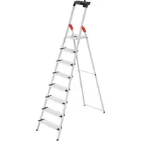 Hailo Kodin tikkaat L80 ComfortLine / alumiini / 8 askelmaa
