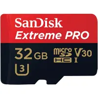 SanDisk Extreme Pro 32GB microSDHC UHS-I Memory Card
