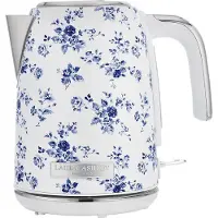 Laura Ashley - Jug Vedenkeitin China Rose 1,7L Sininen/Valkoinen