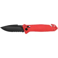 TB Outdoor CAC with Corkscrew Serrated - Röd