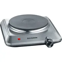 Severin KP 1092 -keittolevy, 1500 W, harjattu ruostumaton teräs