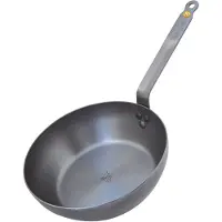 De Buyer Mineral B Element -paistinpannu / kasari "rustic", hiiliteräs, 24 cm