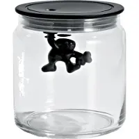 Alessi Gianni-lasipurkki kannella, 70 cl, musta