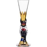 Orrefors - Nobel The Sparkling Devil Snapsilasi 4 cl Valkoinen