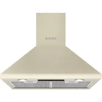 Smeg KSED65PE 60 cm Universaali seinälle asennettava liesituuletin, Creme