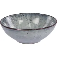 Broste Copenhagen Skål 'Nordic Sea' - Blue - Ø17CM