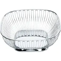 Alessi Nelikulmainen teräslankakori 23 x 23 cm
