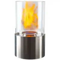Dorre Bioetanol-Lampe Sundby - Silver - H28CM