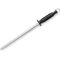 Lion Sabatier Whetstone Rund 30 Cm Stål/Sort - Silver - L:30