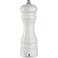 Zassenhaus Berlin-suolamylly, 18 cm, kiiltävän valkoinen