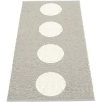 Pappelina Vera matto 70x150 cm warm grey/vanilla