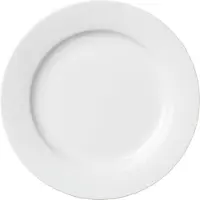 Lyngby Porcelæn Rhombe lautanen, valkoinen Ø 23 cm