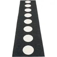 Pappelina Matto Vera, 70 x 300 cm, black/vanilla