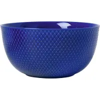 Lyngby Porcelæn Rhombe Color Serveringsskål - Blue - Ø22CM