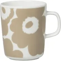 Marimekko Oiva - Unikko muki 2,5 dl, valkoinen-beige