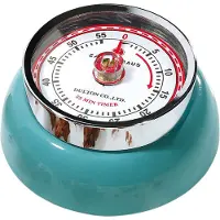 Zassenhaus Speed Timer -munakello, petroolinsininen