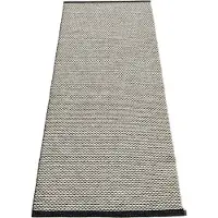 Pappelina Effi matto 70 x 200 cm, black - warm grey - vanilla