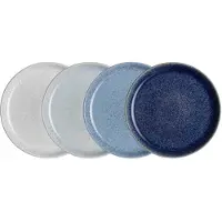 Denby Studio Blue -lautaset, 4 kpl