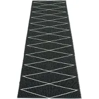 Pappelina Matto Max, 70 x 240 cm, black/vanilla