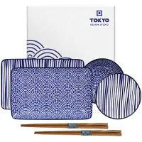 Tokyo Design Studio Nippon Blue sushisetti 6 osaa