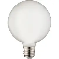 Globen Lighting Valonlähde E27 LED kolmiportainen himmennin, pyöreä, 125 mm 0,4-7W, opaali