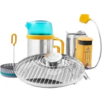BioLite CampStove 2+ Complete Cook Kit, wood-burner with powerbank and accessories