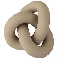 Cooee Design - Knot Table Veistos 6 x 11,5 x 9 cm Hiekka