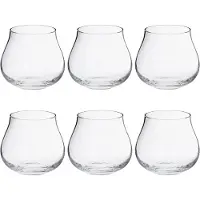 Georg Jensen Sky juomalasi matala 38 cl, 6-pakkaus Kristalli
