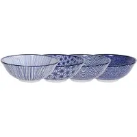 Tokyo Design Studio Nippon Blue kulho 21 cm 4 kpl