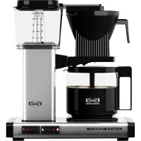 Moccamaster Automatic-kahvinkeitin, kiillotettu hopea