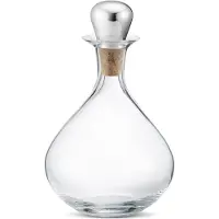 Georg Jensen Sky Dekantointikarahvi, kristalli, ruostumaton teräs