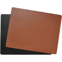 Aida Quadro kaksipuolinen pöytätabletti 35x39 cm Black-brown