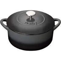 Denby - Halo Valurautapata 24 cm Musta