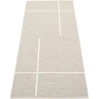 Pappelina Fred matto, 70 x 270 cm, pellava - luonnonvalkoinen