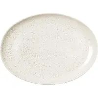 Broste Copenhagen Nordic Vanilla lautanen soikeat 35,5 cm Cream with grains