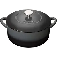Denby - Halo Valurautapata 26 cm Musta