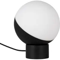 Globen Lighting pöytälamppu, 20 cm, musta/valkoinen