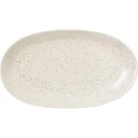 Broste Copenhagen Nordic Vanilla ovaali lautanen 30 x 17 cm