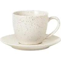 Broste Copenhagen Nordic Vanilla kahvikuppi ja lautanen 15 cl