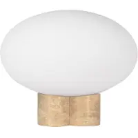 Globen Lighting Mammut pöytälamppu, 28 cm, travertiini