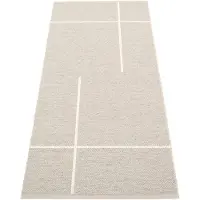 Pappelina Fred matto, 70 x 180 cm, pellava - luonnonvalkoinen