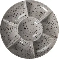 Sagaform Ditte Serveringsfat - Grey - H:3.5CM B:26CM x 26