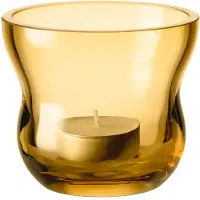 Holmegaard Calabas kynttilälyhty 7,5 cm Amber