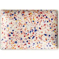 Iittala OTC Helle A5 lautanen, 15 x 21 cm, sininen - ruskea